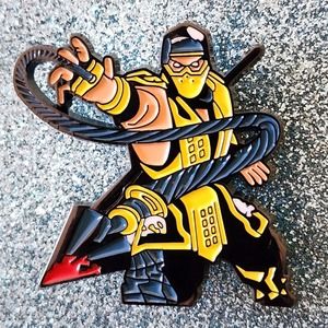 3/$20 Scorpion Mortal Kombat Video Game Character Enamel Pin